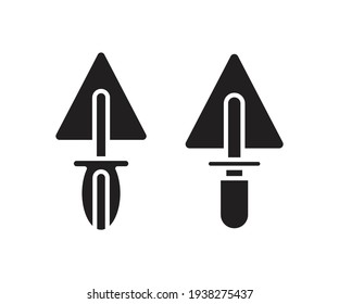 Glattplaster- oder Trostukensymbole, Vektorgrafik