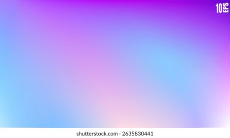 Gradiente liso púrpura, azul y rosa en formato EPS 10, perfecto para imágenes modernas, fondos de ensueño, arte digital y diseños abstractos de moda.