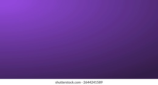 Smooth purple gradient background. Soft color transition ideal for abstract designs, digital backdrops, web headers, or cool-toned themes. Vibrant, mysterious, and modern