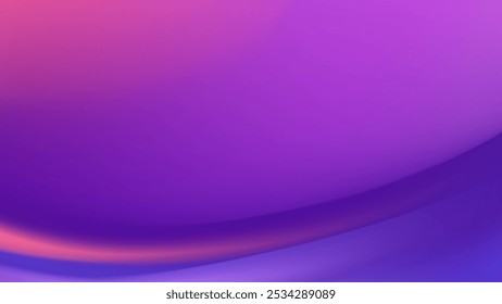 A smooth purple gradient background with a subtle curve at the bottom, transitioning from pink to a deep purple.