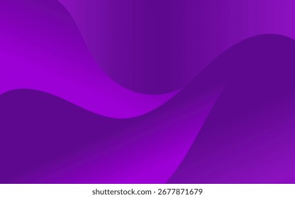 Gradiente roxo suave com formas onduladas criando um plano de fundo abstrato moderno.