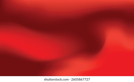 Smooth red gradient with abstract flowing texture and vibrant hues