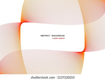 Línea de ondas rojas suaves con fondo de luz solvente,plantilla de abtracto moderno