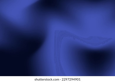 Smooth Rich dark and ocean blue gradient background. Elegant Dark Blue template backdrop. Vector Illustration. EPS 10.