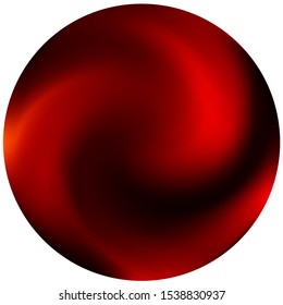 Smooth round mesh background. Minimal backdrop in style of 90th, 80th. Trendy soft color sphere. Red celebration template for your cards, invitation, brochure and calendar.