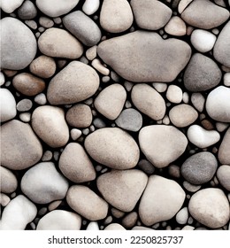 Textura de piedra de guijarros. Superficie con rocas y piedras. Fondo natural