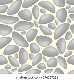 Smooth rubble seamless pattern