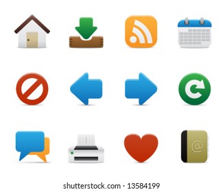 glatte Serie > Internetsymbole