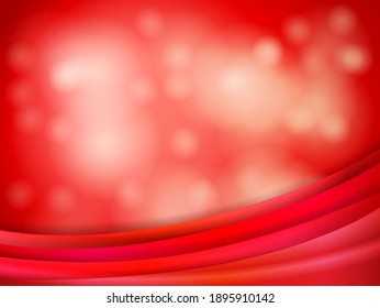 Líneas suaves y brillantes sobre fondo abstracto de bokek