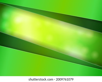 Smooth shining lines on abstract bokeh background