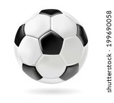 smooth and shiny soccer ball