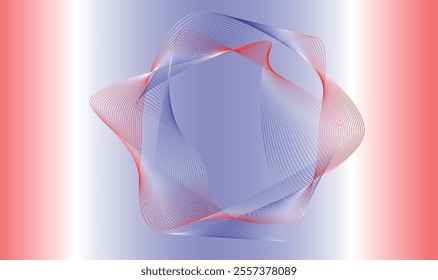 Smooth and simple abstract line background with attractive color gradations