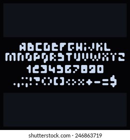 Smooth simple pixel font.