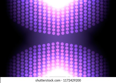 Smooth smoke particle wave, big data techno background with glowing dots, hi-tech concept, vector EPS10