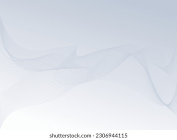 Smooth and smoky wavy lines background. Grey smoke lines background.
