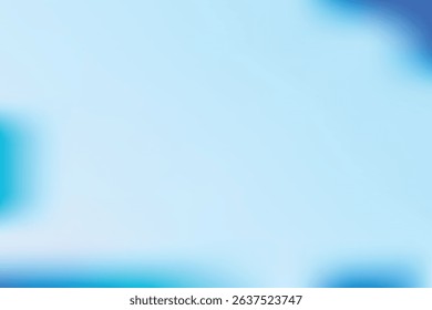 Smooth soft blue and sky blue mesh gradient blur background for elegant modern abstract backdrop design