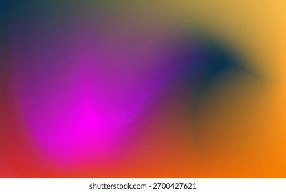 Um fundo de gradiente suave, suave e borrado com uma gama de cores vibrantes, incluindo rosa, roxo, azul, laranja e verde, adequado para uma variedade de aplicações de design.