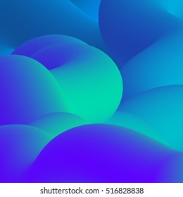 smooth soft colorful lines background
