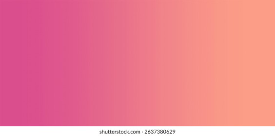 A smooth, soft gradient transitioning from a vibrant, deep pink or magenta on the left to a lighter, warmer peach or light orange on the right.