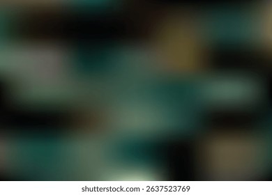 Smooth soft mesh gradient abstract green bokeh background with glow and colorful light blur effect