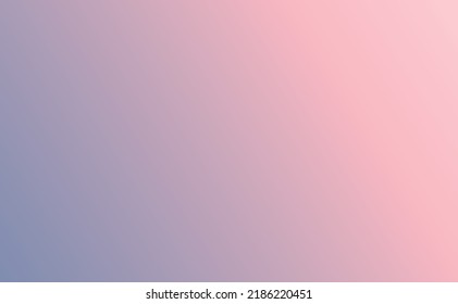 Smooth soft pink blue purple colors gradient background banner template.