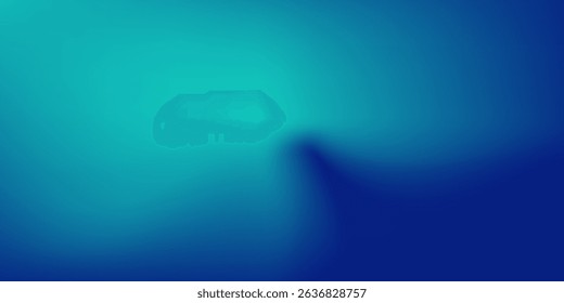 smooth, soft and slightly noisy texture, with a blurred or foggy effect and a dark blue gradient at the edges to turquoise on an elegant blue background