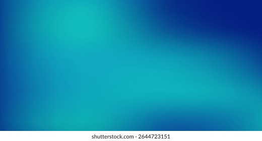 smooth, soft and slightly noisy texture, with a blurred or foggy effect and a dark blue gradient at the edges to turquoise on an elegant blue background