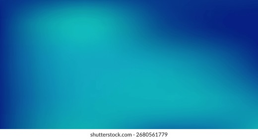 smooth, soft and slightly noisy texture, with a blurred or foggy effect and a dark blue gradient at the edges to turquoise on an elegant blue background