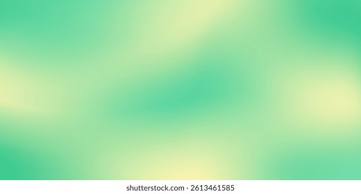 Smooth spring green and yellow colored vector background