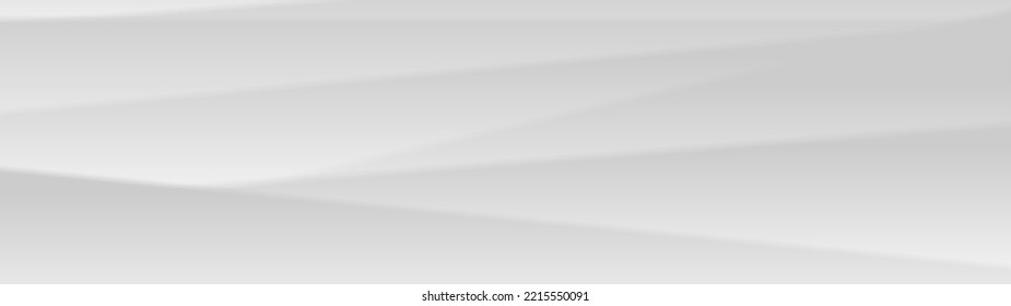 Smooth stripes abstract grey minimal background. Vector banner design