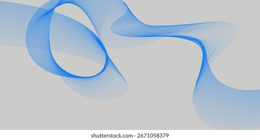 Smooth stylish abstract green wave background vector