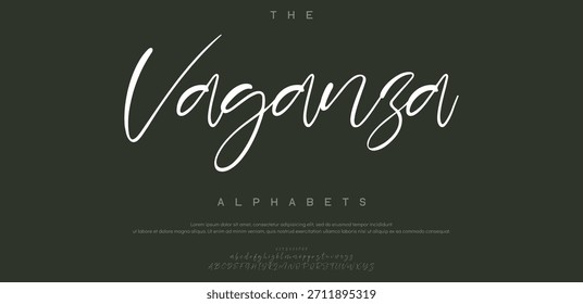 A smooth and stylish handwritten script that blends modern elegance with effortless flow.