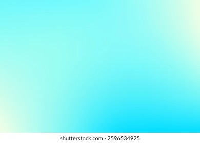 Smooth Subtle Light Blue Vector Gradient Background Wallpaper with Colorful Shine Effect