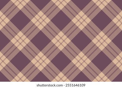 Smooth texture seamless vector, handmade plaid check background. Deco tartan pattern textile fabric in light and pink colors.
