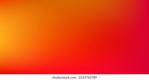 smooth textured wide red and orange gradient background