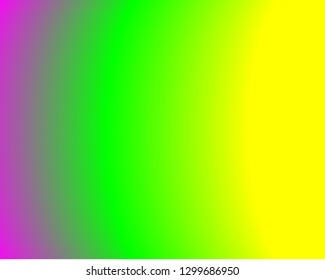 smooth transition between three bright colors purple green yellow spectacular background