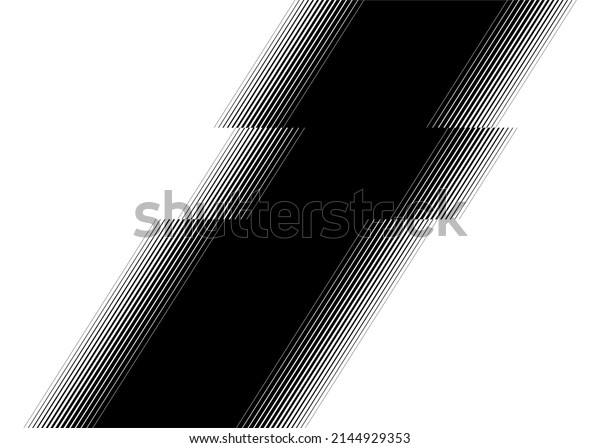 Smooth
transition from black to white with slanted broken lines. Black and
white pattern. Striped vector
background