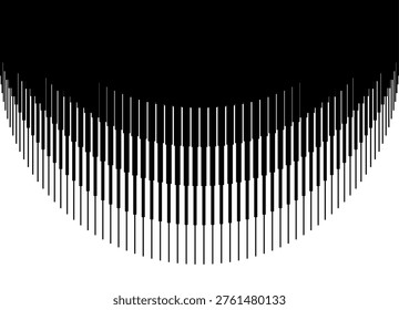 Transición suave negro blanco