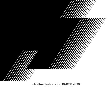 Smooth transition from black to white with thin lines. Versatile vector background for transition from one image to another