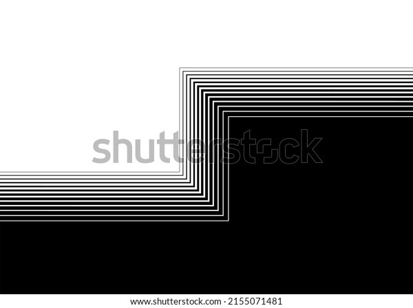 Smooth transition from black to white with\
thin lines. Strict vector\
background
