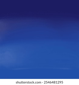 The smooth transition of the blue sky color creates a calm and graceful atmosphere, perfect for modern minimalist designs.