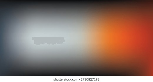 Uma transição suave de cinzas frios e azuis para laranjas quentes e vermelhos, criando um fundo abstrato dinâmico e moderno.