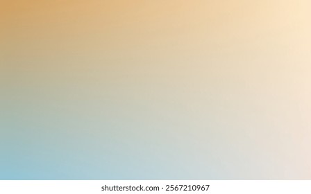 A smooth transition of soft, light colors from a warm, light brown to a gentle, cool blue creating a serene gradient effect, suitable for a background,