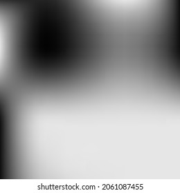 Imagen de diseño suave y a la moda de aluminio plateado. Malla de gradiente digital liquido gris y suave. Fondo de degradado metálico del vector monocromo negro. Fondo mínimo de color oscuro vacío de agua borrosa.