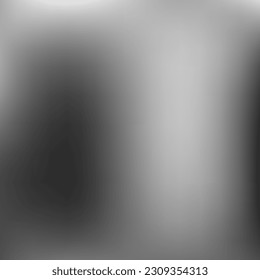 Smooth Trendy Minimal Digital Blurred Texture. Silver Metallic Black Grey Gradient Mesh. Empty Liquid Vector Watercolor Blurry Wallpaper. White Dark Monochrome Aluminium Gradient Backdrop.