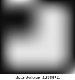 Smooth Trendy Monochrome Minimal Gradient Backdrop. Metallic Black Grey Watercolor Blurred Texture. Dark Aluminium Empty Trendy Gradient Mesh. Digital Liquid Vector Silver Blurry Background.