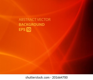 Fondo vectorial de las ondas de las líneas de luz de giro suave