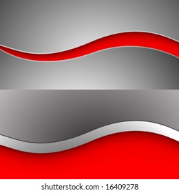 Smooth Vector Background Waves