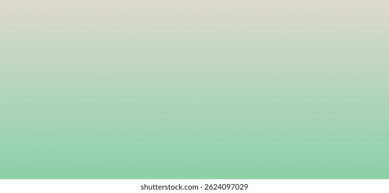 A smooth vector gradient background transitioning vertically from a light beige at the top to a soft mint green at the bottom.