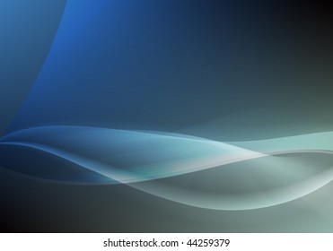 Smooth vector lines on a dark background.